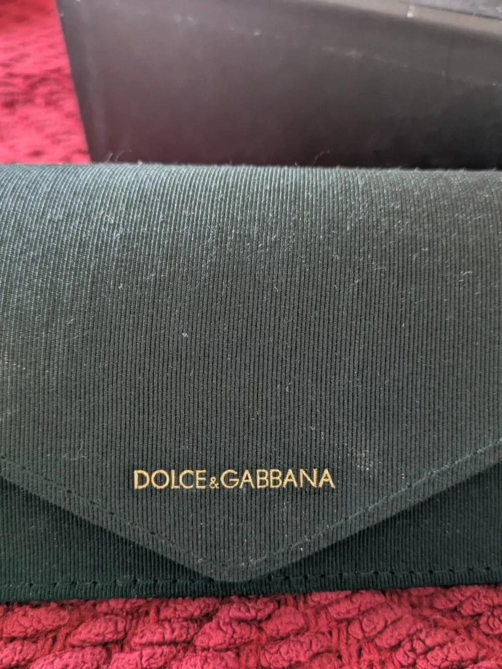 Authentic  Dolce & Gabbana Black Soft Sunglasses/Eyeglasses Case